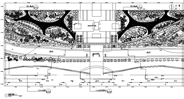 CAD古建廊架图资料下载-[河南]生态河道两岸景观治理全套设计施工图（附PDF施工图+CAD去教育版软件包）