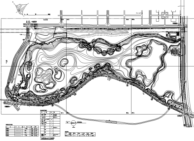 公园弧形道路资料下载-[广东]岭南文化滨湖生态湿地公园景观设计施工图
