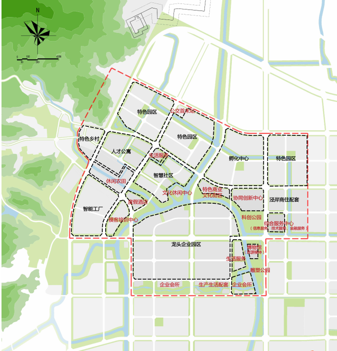 特色小镇规划分析资料下载-台州黄岩智能模具特色小镇概念规划