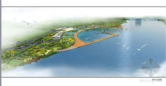 滨河河道设计施工图资料下载-顺德河道北岸湖区方案及施工图设计