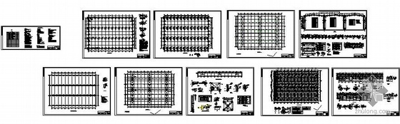 重型机械厂房设计资料下载-湖南某机械厂房结构图