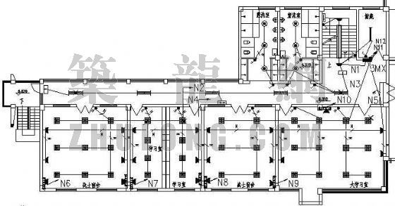 看守所建筑施工图设计资料下载-某看守所武警综合楼电气设计