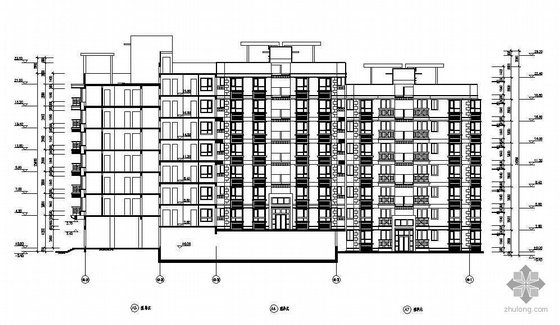 [深圳市]某花园住宅小区二期工程组团建筑方案及施工图-2