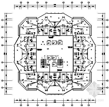 [云南]186米一类超高层建筑全套电气施工图纸105张- 