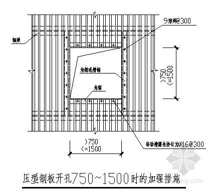 钢承板与梁连接节点详图- 