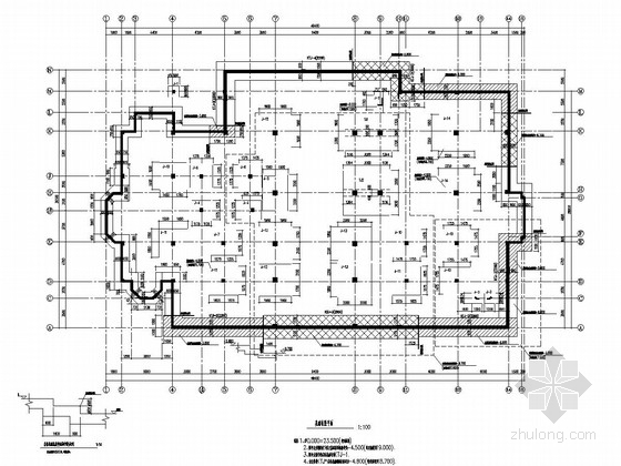 3层会所施工图资料下载-[武汉]两层框架结构会所结构施工图（坡屋顶）