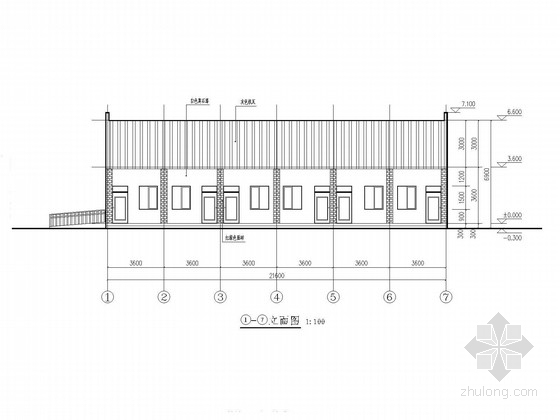 建筑结构节能措施资料下载-单层框架教学楼建筑结构施工图(13年7月制)