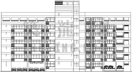 商业办公大楼设计图资料下载-某水利局办公大楼建筑设计图