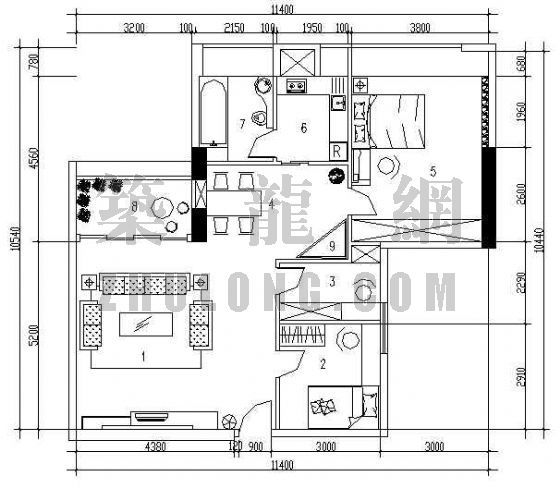 别墅建筑方案设计图资料下载-某住宅方案设计图
