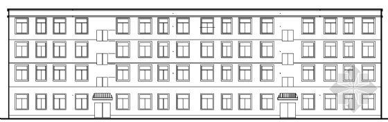 7层住宅楼建筑图纸设计院资料下载-四层商住楼建筑图纸