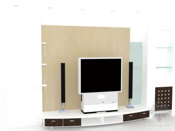 最新电视背景墙CAD图资料下载-电视背景墙05