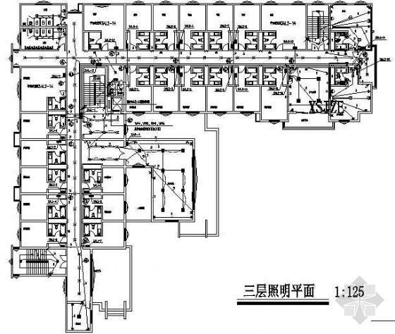 指挥部办公楼CAD图资料下载-江苏某侦察指挥办公楼电气设计