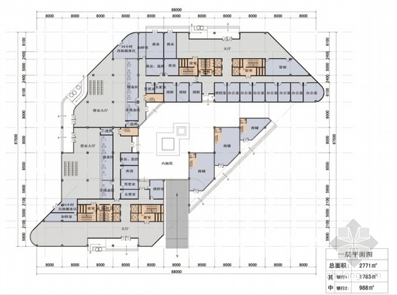 [都江堰]某中心商务区规划及单体设计方案文本（含CAD）-图9