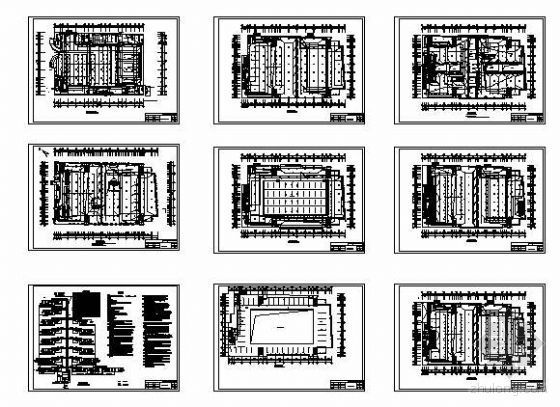 商场图纸设计资料下载-某综合商场消防弱电自控设计图纸