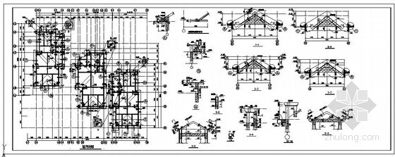 老虎窗建筑CAD资料下载-某住宅老虎窗节点构造详图