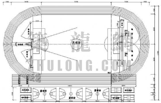 体育绘图田径场画法图片