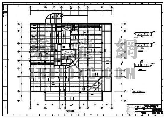 高层结构图和施工图资料下载-高层商住楼结构图