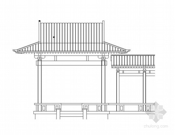仿古亭CAD图资料下载-仿古四角亭施工大样