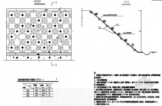 岩质边坡三维网植草资料下载-市政道路三维网植草灌护坡及预制块护坡设计图