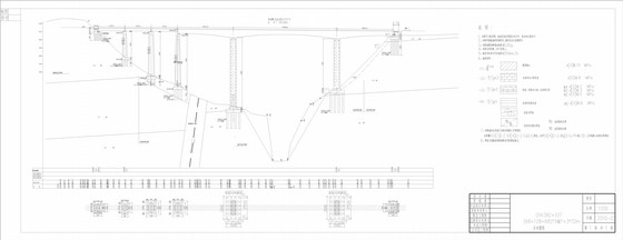 170m连续刚构设计图资料下载-双线铁路桥(68+128+68)m连续刚构设计图及计算书（31页）