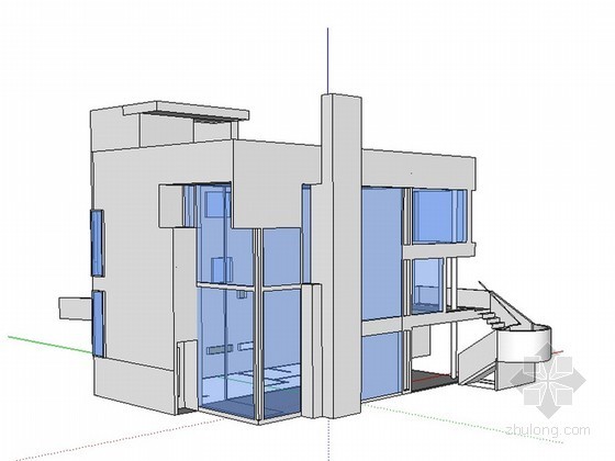 草图宿舍住宅建筑模型资料下载-某知名建筑师住宅草图及模型照片