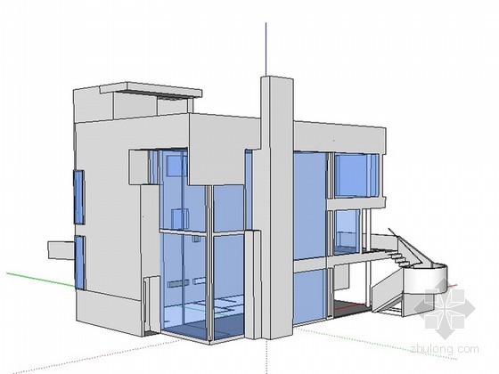 草图方案模型资料下载-某知名建筑师住宅草图及模型照片