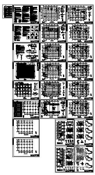 某9层框架住宅结构图资料下载-[平利县]某框架住宅结构图