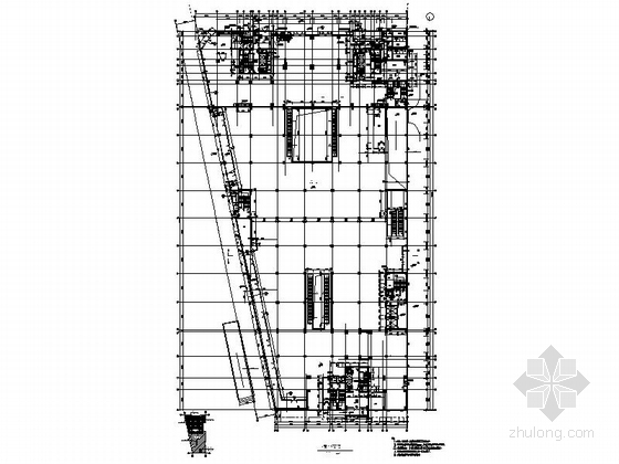 [广东]某二十四层商住楼建筑施工图（含效果图）-首层平面图