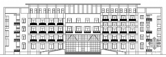 高速公路收费站办公楼设计资料下载-[湖北省]某高速公路分中心高管局办公楼建筑施工图