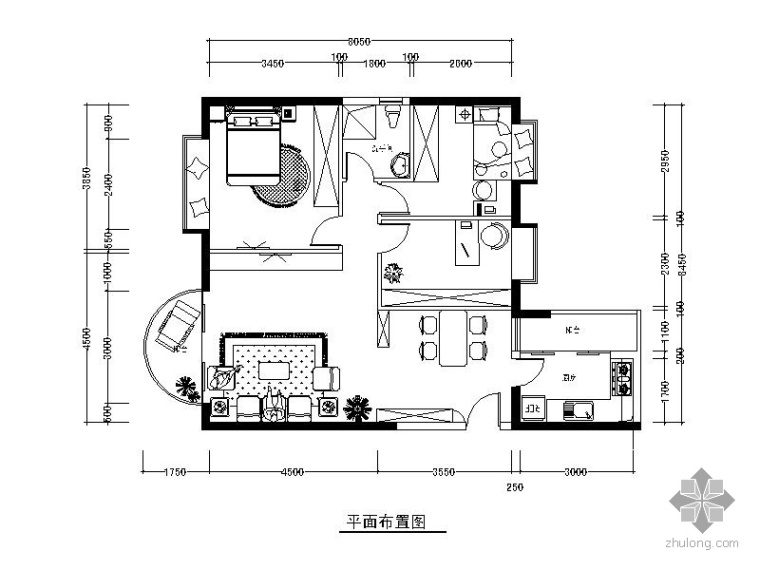 91平现代三居室内装修图资料下载-现代混搭三居室内装修图Ⅱ