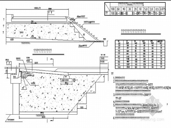 俯斜式路堤墙设计图资料下载-[浙江]省道桥头路堤特殊设计图