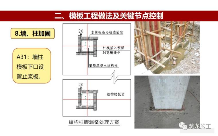 133页PPT详解，模板工程施工工艺做法及质量管控要点！_51