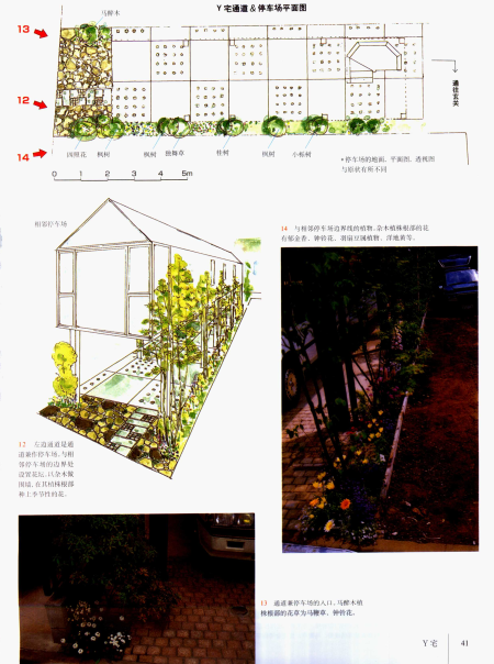 景观快题参考书目--日本庭园设计-日本庭园设计5-小庭院7