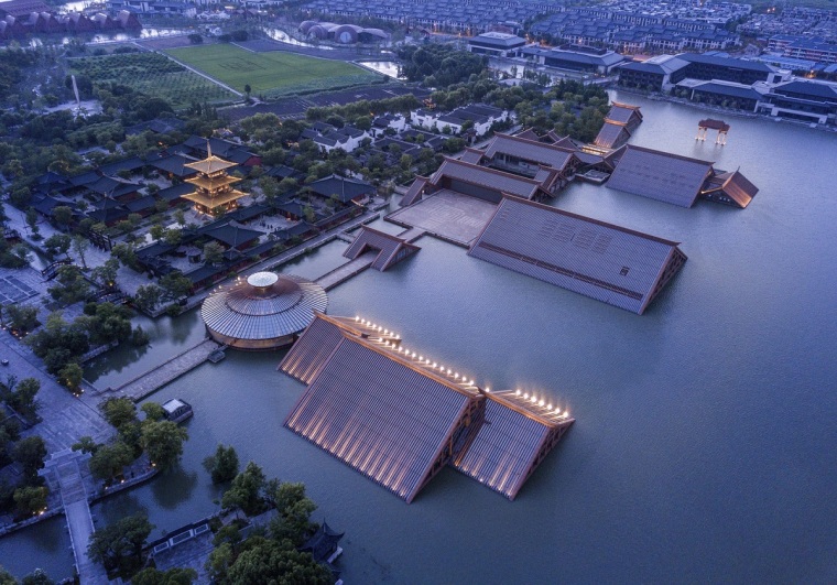 古建群落CAD资料下载-上海松江广富林遗址文化展示馆 / 悉地国际（深圳）