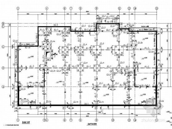 室内公建施工图资料下载-[天津]三层滨海新区住宅小区配套公建结构施工图