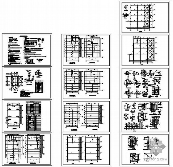 200别墅设计图纸资料下载-某钢结构别墅设计图