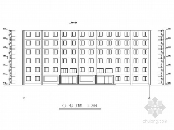 六层酒店平面布置图资料下载-[学士]5000平米六层框架结构宾馆毕业设计（含建筑图、结构图、计算书）
