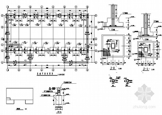 钢木结构古建施工图资料下载-某木结构礼堂结构施工图