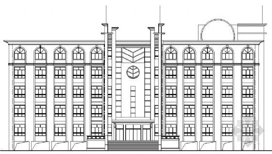中小学综合楼设计案例资料下载-某中学综合楼设计图