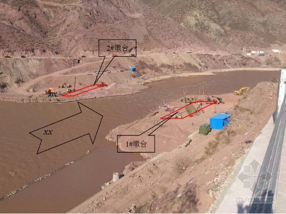 桥梁承台围堰专项施工方案资料下载-[西藏]桥墩19.15m×6.9m×2.5m深水承台专项施工方案85页（土石筑岛围堰）