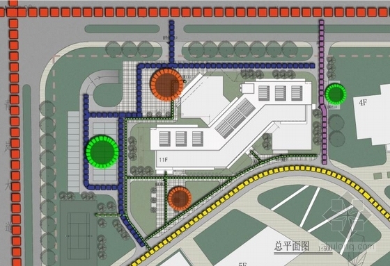 [南昌]酒店式折形体块留学生公寓建筑设计方案文本-酒店式折形体块留学生公寓建筑分析图