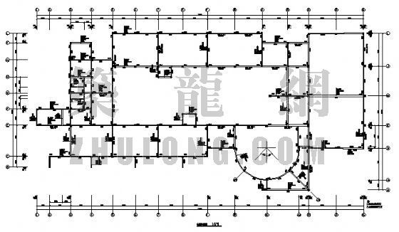 少年宫cad室内施工图资料下载-某少年宫结构施工图