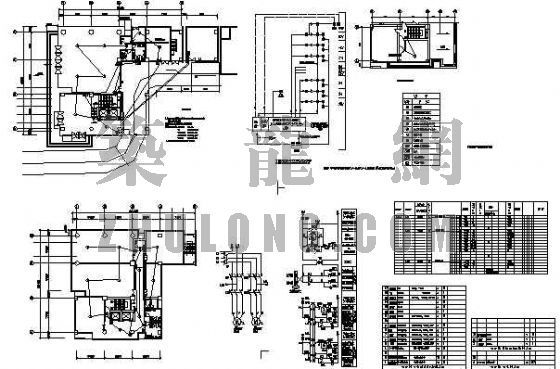 办公楼报规CAD图资料下载-办公楼电气图