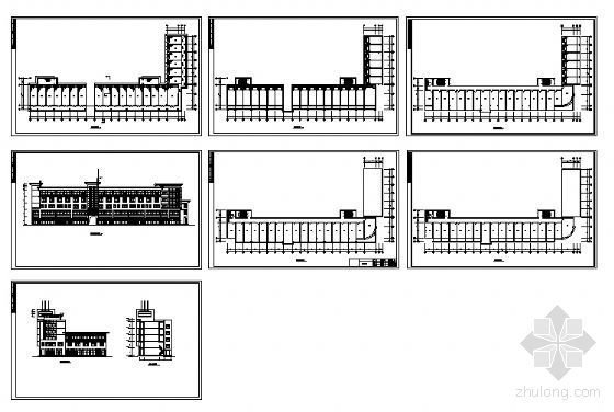 枣庄某五层沿街商业办公建筑方案图-4