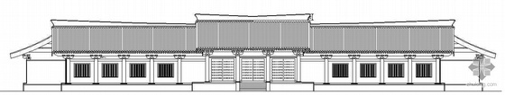 仿唐建筑CAD资料下载-[西安]某塔B标段仿唐建筑改建施工图