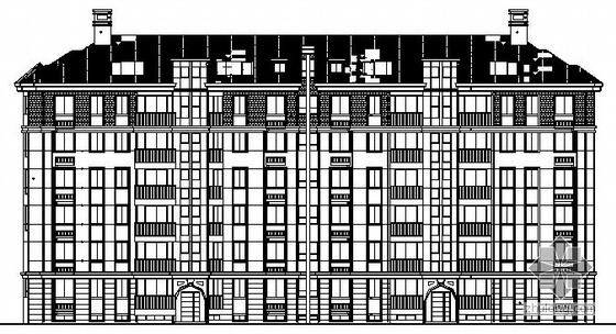 六层带阁楼坡屋顶住宅建筑资料下载-[丹阳]某六层住宅楼(15、21号)建筑施工图（带阁楼）