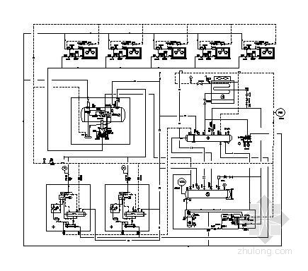 空调螺杆机设计资料下载-螺杆机原理图