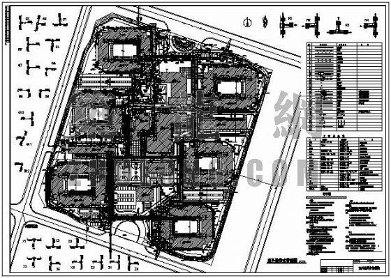 桥面排水管布置图资料下载-室外给排水管线布置图