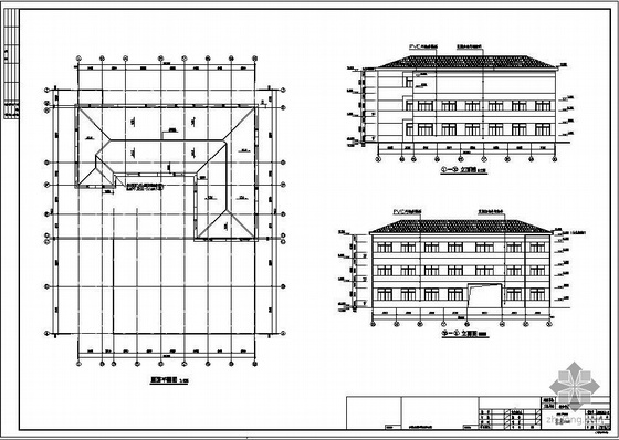 四坡屋面配筋资料下载-常州某四坡屋面框架结厂房建筑结构设计图(含PKPM计算模型)