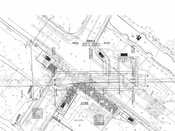 地面一层车站资料下载-[江苏]地铁地下四层双岛车站图纸106张（平行双岛换乘通道换乘）